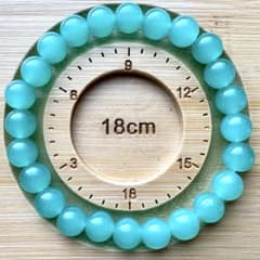 【癒しと希望】8mm グリーンアベンチュリン 天然石ブレスレット 癒し お守りのサムネイル