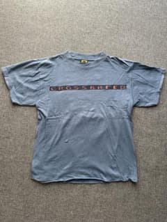 古着 CROSS BREEDアメカジ ストリートメンズプリントTシャツ グリーンのサムネイル