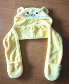 すとぷり るぅと フード付きマフラー イエローのサムネイル