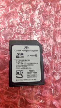 トヨタ純正ナビ 2022春 NSCD-W66 地図データ ＳＤカードのサムネイル