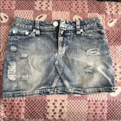 断捨離￥500デニムミニスカートのサムネイル