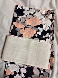 浴衣　綿絽　京都岡重　梅椿　ふりふ 浴衣 綿絽 京都岡重 梅椿 ふりふ - メルカリ