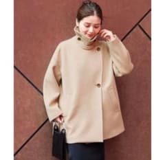 JOURNAL STANDARD ウールアンゴラバルカラーミドルコート JOURNAL STANDARD（ジャーナルスタンダード）の「ウールアンゴラ