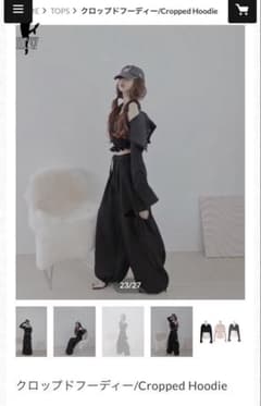 新品［即発送］クロップドフーディー単品♡Lala♡ 新品［即発送］クロップドフーディー単品♡Lala♡様専用 - メルカリ
