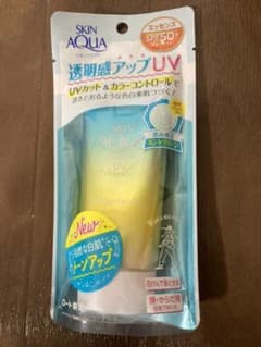 新品未開封　スキンアクア トーンアップUVエッセンス ミントグリーン　80gのサムネイル