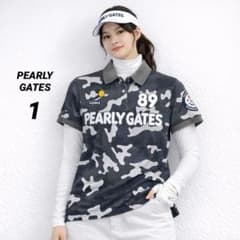 PEARLY GATES パーリーゲイツ ポロシャツ レディース 1 迷彩柄 - メルカリ