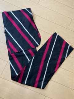 袷　着物　黒×ピンク　リメイク用のサムネイル