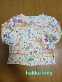 hakkakida花柄カーディガン120センチのサムネイル