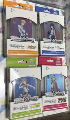 ヴァイスシュヴァルツ プロジェクトセカイ トライアルデッキ＋ 4個