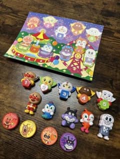 アンパンマンとなかまたち吸盤知育セット 色 数 お風呂