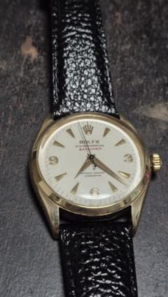 ROLEX 自動巻き 金無垢 オイスターパーペチュアル 59年位 9k ROLEX 自動巻き 金無垢 オイスターパーペチュアル 59年位 9k - メルカリ