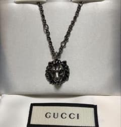 希少/極美品✨グッチ ライオンヘッド ネックレス シルバー 希少/極美品 GUCCIライオンヘッド ネックレス シルバー - メルカリ