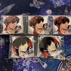 FiFS イラスト展+ トレーディング缶バッジ ペルソナ5 主人公 5個セットのサムネイル