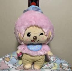 モンチッチ ぬいぐるみ スイーツテーマ ピンクのサムネイル