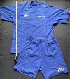 広島皆実高 移動着 スウェット 上下セットasics シワあり 広島皆実高校 移動着 スウェット 上下セットasics シワあり - メルカリ
