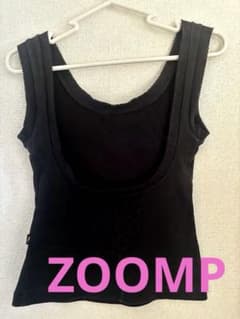 ZOOMP 背中見せブラック カットソーのサムネイル