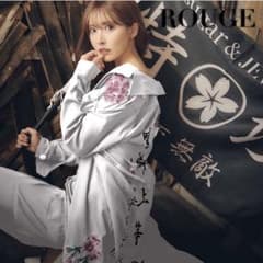 JEWELS 特攻服 コスプレ衣装 ホワイト 4点セット S~Mサイズのサムネイル