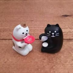 値下げ☆DECOLE まったりマスコット 猫2個セットのサムネイル