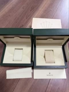 ROLEX ロレックス モスグリーン時計ケースセット Mサイズ※汚れ有り
