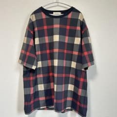 GESTRIDE チェック柄 オーバーサイズTシャツ - メルカリ
