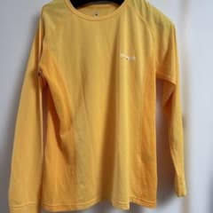 mont-bell レディースM イエロー 長袖 Tシャツのサムネイル
