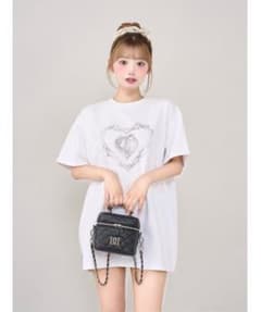 Darich ハートモチーフTシャツ ホワイトのサムネイル