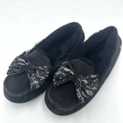 ☆UGG☆25cm☆モカシン☆レースリボン☆404☆ - メルカリ