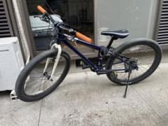 ヨツバサイクル 24インチ ネイビー ホワイト 引取り限定 神奈川県中央