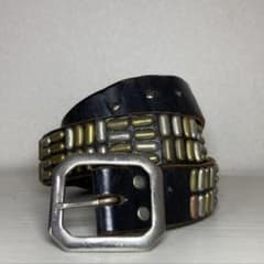 HTC】 JEFF GALLEA BELTS USA製 高級スタッズベルト - メルカリ