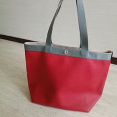 ☆Herve Chapelier☆ 708gpトートバッグ パプリカ✕グレー - メルカリ