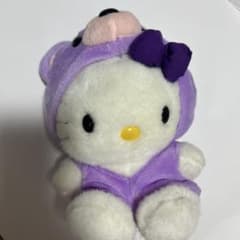 超希少 当時物・送料込】北海道限定ハローキティ ぬいぐるみ 熊