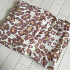 ユナイテッドアローズ ヒョウ柄ストール 麻のサムネイル