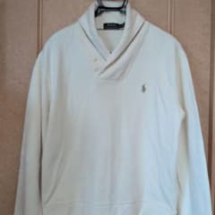 Polo by Ralph Lauren ショールカラーニット ホワイト Mのサムネイル