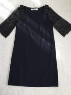 【お値下げ中】tocco closet ワンピース ネイビー　<未使用>のサムネイル