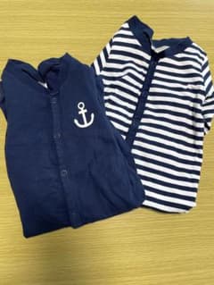 H&M ノーブランド　ベビー　ロンパース　70サイズ　4枚セットのサムネイル