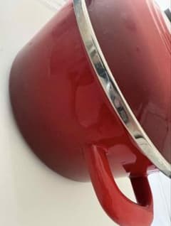 LE CREUSET 両手鍋 レッドのサムネイル
