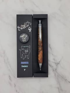 新品 こぶた工房 極上花梨瘤 トリコロール瘤 シャープペンシル0.5