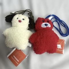 mojojojo　ぬいぐるみ　ポシェット　ネコ　イヌ　2種セット　マスコットのサムネイル