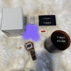 タイメックス　ビームス　べっ甲腕時計　ジャンク品