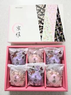 メナード MENARD 京雅《京桜 京藤》6点セット 全身用美容石けん　石鹸のサムネイル