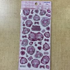 正規品 マイメロディマイスイートピアノ キャンディグリッターステッカーのサムネイル