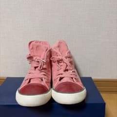 ピンク ハイカット スニーカー キャンバスのサムネイル