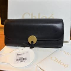 Chloé クロエ インディ ロングウォレット 長財布 ブラックのサムネイル