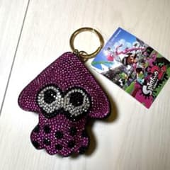 Splatoon 2 イカ キーホルダー ラインストーンのサムネイル