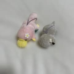 はしっこ かものはし ぬいぐるみ マスコット 2点セットのサムネイル