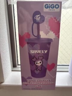 TWICE LOVELYS ストロー付きプラタンブラー　サナ　GiGO限定のサムネイル