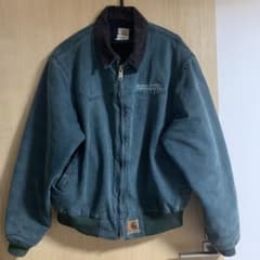 【carhartt】サンタフェ　ダックジャケット　革パッチのサムネイル