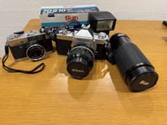 FUJICA Nikomat Nikon Sunフィルムカメラ レンズセット - メルカリ