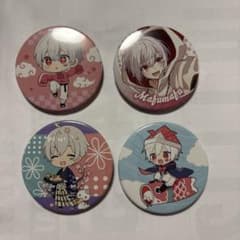 【まふまふ】缶バッチ 4個セットのサムネイル