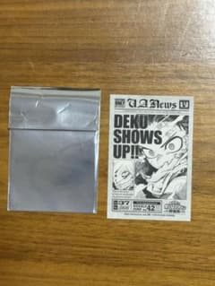 僕のヒーローアカデミア 原画展 来場者特典 タブロイド風ステッカー 緑谷出久のサムネイル